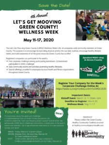 Let's Get Mooving Green County! @ Monroe Clinic – St. Clare Conference Center