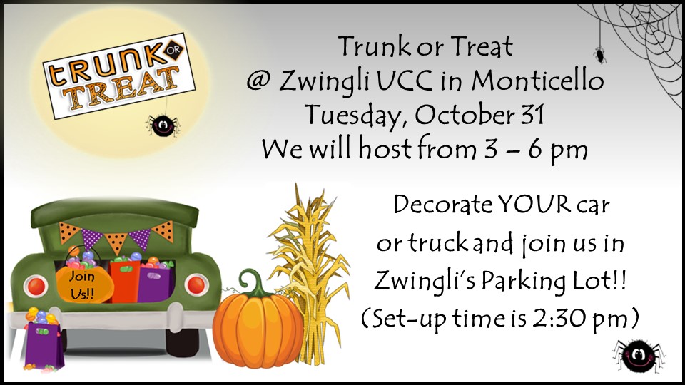 Zwingli Church Trunk or Treat