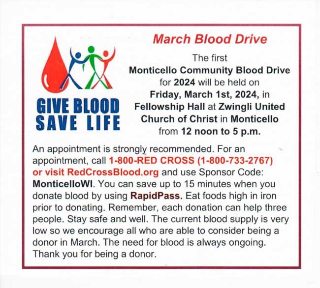 March Blood Drive