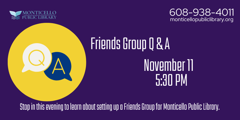 Friends Group Q&A