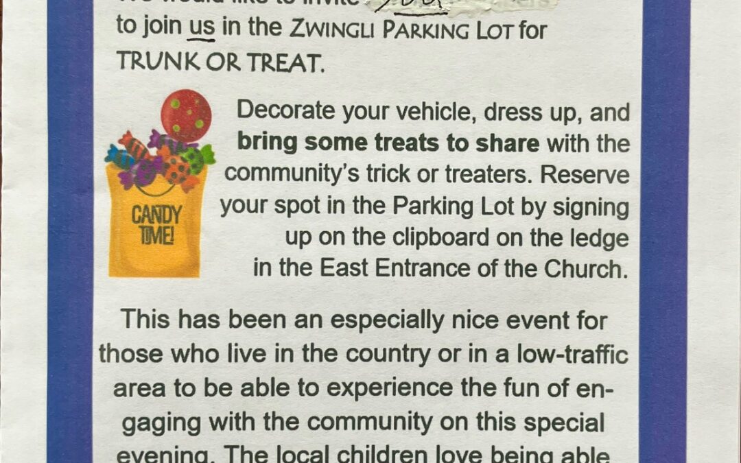 Trunk or Treat
