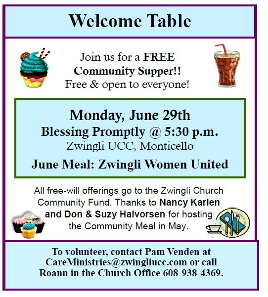 Community Supper - Zwingli Women United